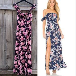 Flynn Skye Bardot Maxi Dress Size Small